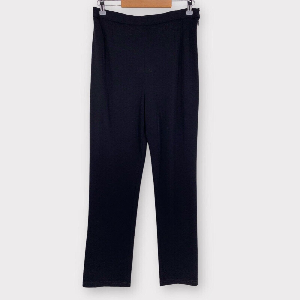 LEONARD PARIS High Waist Pants Trousers 40/27" Lightweight Viscose